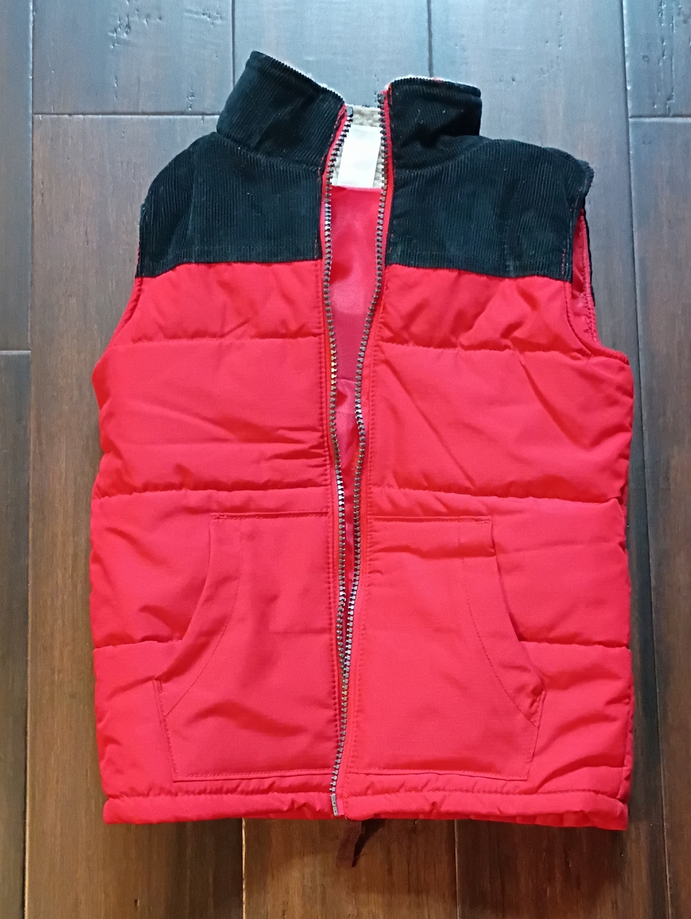 Carter's Red and Black Puffer Vest